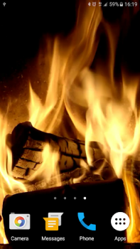 تحميل Fireplace Live Wallpaper إضفاء الطابع الشخصي لنظام أندرويد لقطة شاشة 2