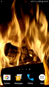 تحميل Fireplace Live Wallpaper إضفاء الطابع الشخصي لنظام أندرويد لقطة شاشة 3