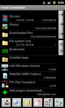 تحميل LAN plugin for Total Commander أدوات لنظام أندرويد لقطة شاشة 2
