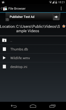 تحميل Media Player Classic Remote مشغلات الفيديو والمحررين لنظام أندرويد لقطة شاشة 4