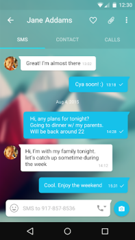 تحميل Messages + SMS الاتصالات لنظام أندرويد لقطة شاشة 2