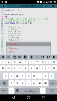 تحميل Mobile C [ C/C++ Compiler ] التعليم لنظام أندرويد لقطة شاشة 3