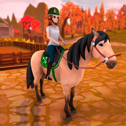 الشعار Horse Riding Tales - Ride With Friends