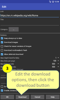 تحميل Offline Browser الاتصالات لنظام أندرويد لقطة شاشة 3