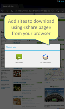 تحميل Offline Browser الاتصالات لنظام أندرويد لقطة شاشة 7
