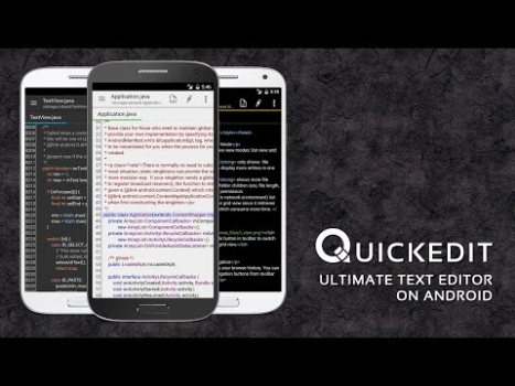 تحميل محرر النصوص QuickEdit عمل لنظام أندرويد لقطة شاشة 8