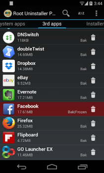 تحميل Root Uninstaller أدوات لنظام أندرويد لقطة شاشة 2