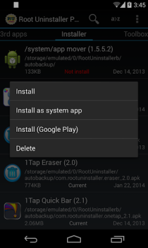 تحميل Root Uninstaller أدوات لنظام أندرويد لقطة شاشة 5
