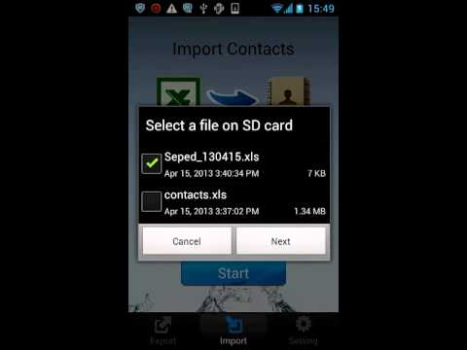 تحميل SA Contacts Lite اعمال لنظام أندرويد لقطة شاشة 5