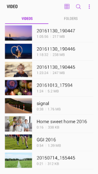 تحميل Samsung Video Library مشغلات الفيديو والمحررين لنظام أندرويد لقطة شاشة 2