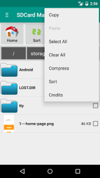 تحميل SD Card Manager (File Manager) عمل لنظام أندرويد لقطة شاشة 3