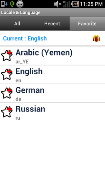 تحميل Set Locale & Language أدوات لنظام أندرويد لقطة شاشة 3