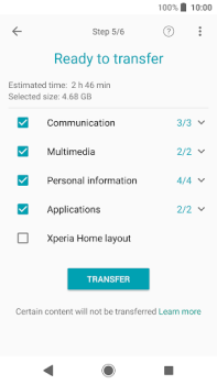 تحميل (Old version) Xperia Transfer Mobile إضفاء الطابع الشخصي لنظام أندرويد لقطة شاشة 4