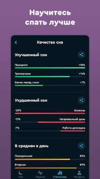 تحميل Sleep Cycle: Sleep Tracker الصحة واللياقة البدنية لنظام أندرويد لقطة شاشة 6