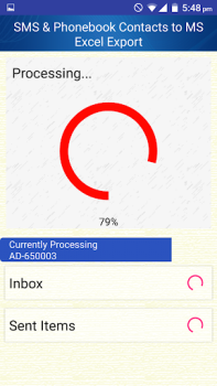 تحميل Save Phonebook & SMS to Excel أدوات لنظام أندرويد لقطة شاشة 5
