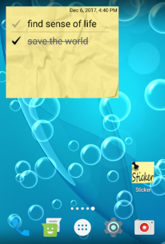 تحميل Sticker widget أدوات لنظام أندرويد لقطة شاشة 4