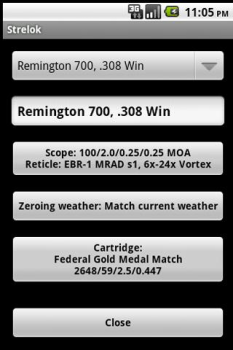 تحميل Strelok. Ballistic calculator رياضة لنظام أندرويد لقطة شاشة 5