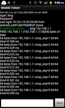 تحميل Mobile Telnet الاتصالات لنظام أندرويد لقطة شاشة 2