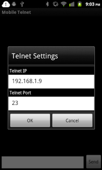 تحميل Mobile Telnet الاتصالات لنظام أندرويد لقطة شاشة 3