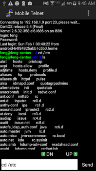 تحميل Mobile Telnet الاتصالات لنظام أندرويد لقطة شاشة 6