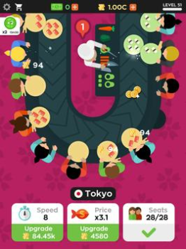 تحميل Sushi Bar Idle المحاكاة لنظام أندرويد لقطة شاشة 6