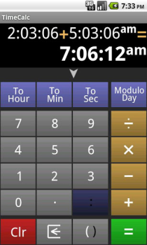 تحميل Time Calculator أدوات لنظام أندرويد لقطة شاشة 3