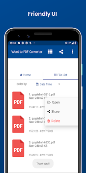 تحميل Word to PDF Converter أدوات لنظام أندرويد لقطة شاشة 4