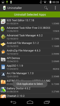 تحميل Uninstaller عمل لنظام أندرويد لقطة شاشة 2