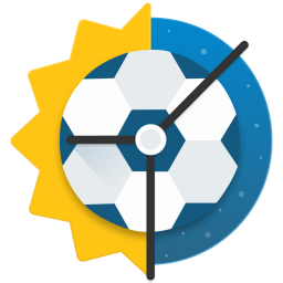 الشعار Clock Widget Football