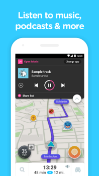 تحميل Waze: خرائط وحركة مرور وأكثر الخرائط والملاحة لنظام أندرويد لقطة شاشة 5