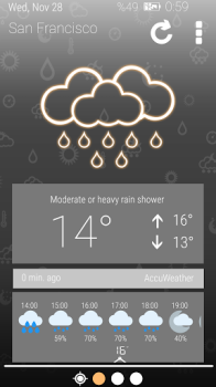 تحميل Weather Clock طقس لنظام أندرويد لقطة شاشة 4