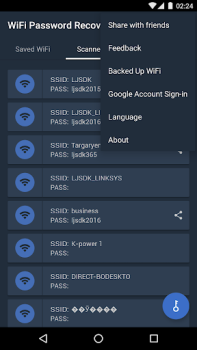 تحميل WiFi Password Recovery أدوات لنظام أندرويد لقطة شاشة 6