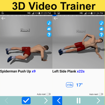 تحميل Home Workout - Fit in 28 Days الصحة واللياقة البدنية لنظام أندرويد لقطة شاشة 3