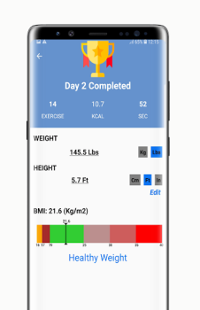 تحميل Home Workout - Fit in 28 Days الصحة واللياقة البدنية لنظام أندرويد لقطة شاشة 5