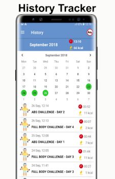 تحميل Home Workout - Fit in 28 Days الصحة واللياقة البدنية لنظام أندرويد لقطة شاشة 7