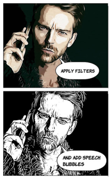 تحميل comics and cartoon maker صورة فوتوغرافية لنظام أندرويد لقطة شاشة 3