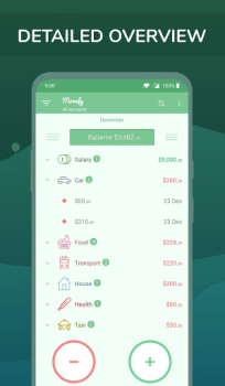 تحميل Monefy - Budget & Expenses app المالية لنظام أندرويد لقطة شاشة 2