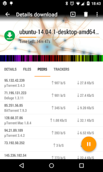 تحميل aTorrent - torrent downloader مشغلات الفيديو والمحررين لنظام أندرويد لقطة شاشة 5