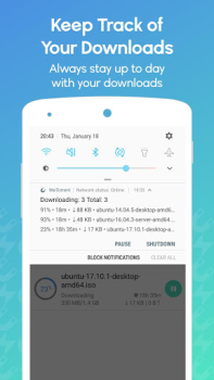 تحميل WeTorrent - Torrent Downloader مشغلات الفيديو والمحررين لنظام أندرويد لقطة شاشة 5
