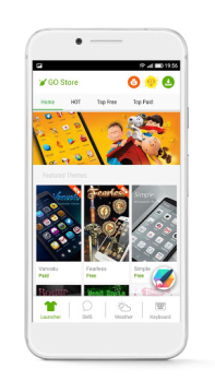 تحميل مطلق GO Launcher Z إضفاء الطابع الشخصي لنظام أندرويد لقطة شاشة 6