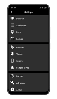تحميل Pear launcher إضفاء الطابع الشخصي لنظام أندرويد لقطة شاشة 6