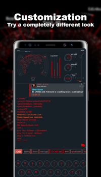 تحميل Hacker System Launcher إضفاء الطابع الشخصي لنظام أندرويد لقطة شاشة 3