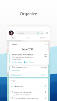تحميل Microsoft Launcher إضفاء الطابع الشخصي لنظام أندرويد لقطة شاشة 2