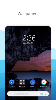 تحميل Microsoft Launcher إضفاء الطابع الشخصي لنظام أندرويد لقطة شاشة 3