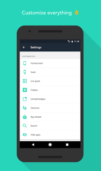 تحميل Evie Launcher إضفاء الطابع الشخصي لنظام أندرويد لقطة شاشة 4