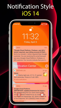 تحميل Launcher iOS 14 إضفاء الطابع الشخصي لنظام أندرويد لقطة شاشة 4