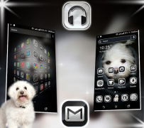 تحميل Cute Puppy Launcher Theme إضفاء الطابع الشخصي لنظام أندرويد لقطة شاشة 3