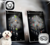 تحميل Cute Puppy Launcher Theme إضفاء الطابع الشخصي لنظام أندرويد لقطة شاشة 4