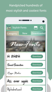 تحميل Stylish Fonts إضفاء الطابع الشخصي لنظام أندرويد لقطة شاشة 5
