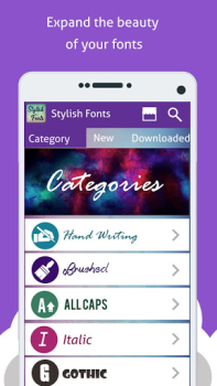 تحميل Stylish Fonts إضفاء الطابع الشخصي لنظام أندرويد لقطة شاشة 7